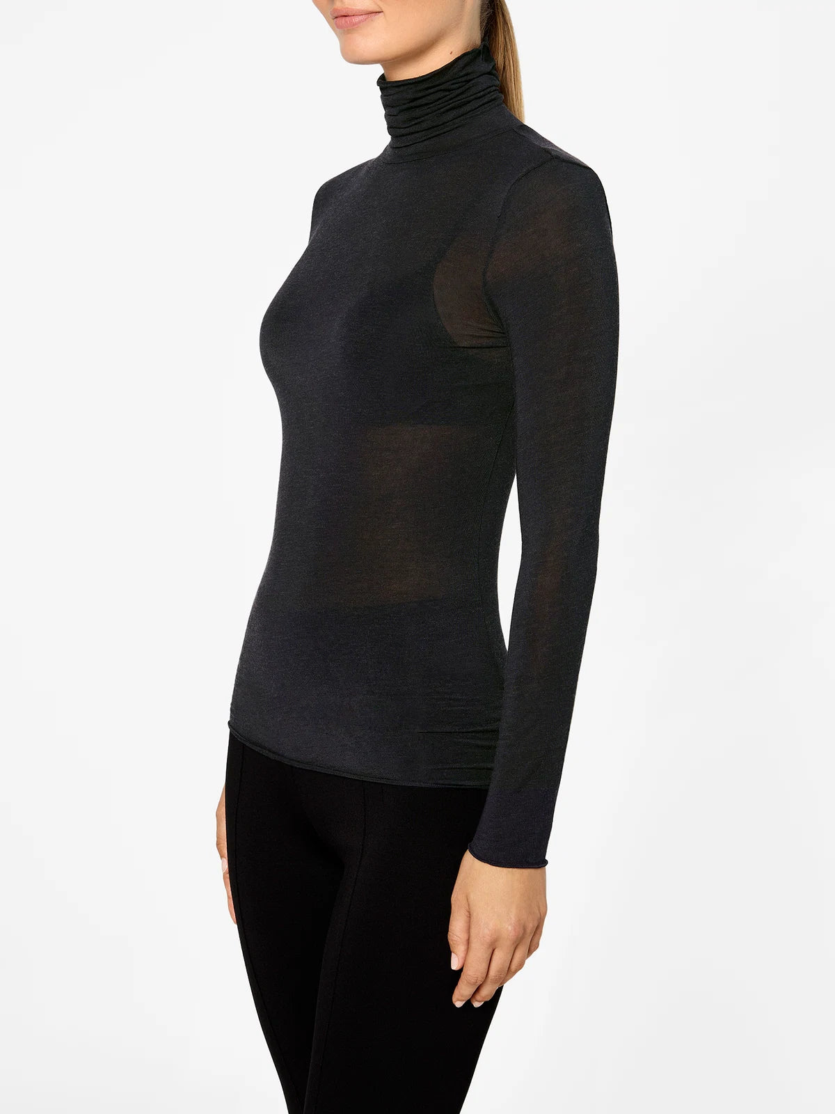 Longsleeve Roundneck mit Kaschmir - Light & Warm