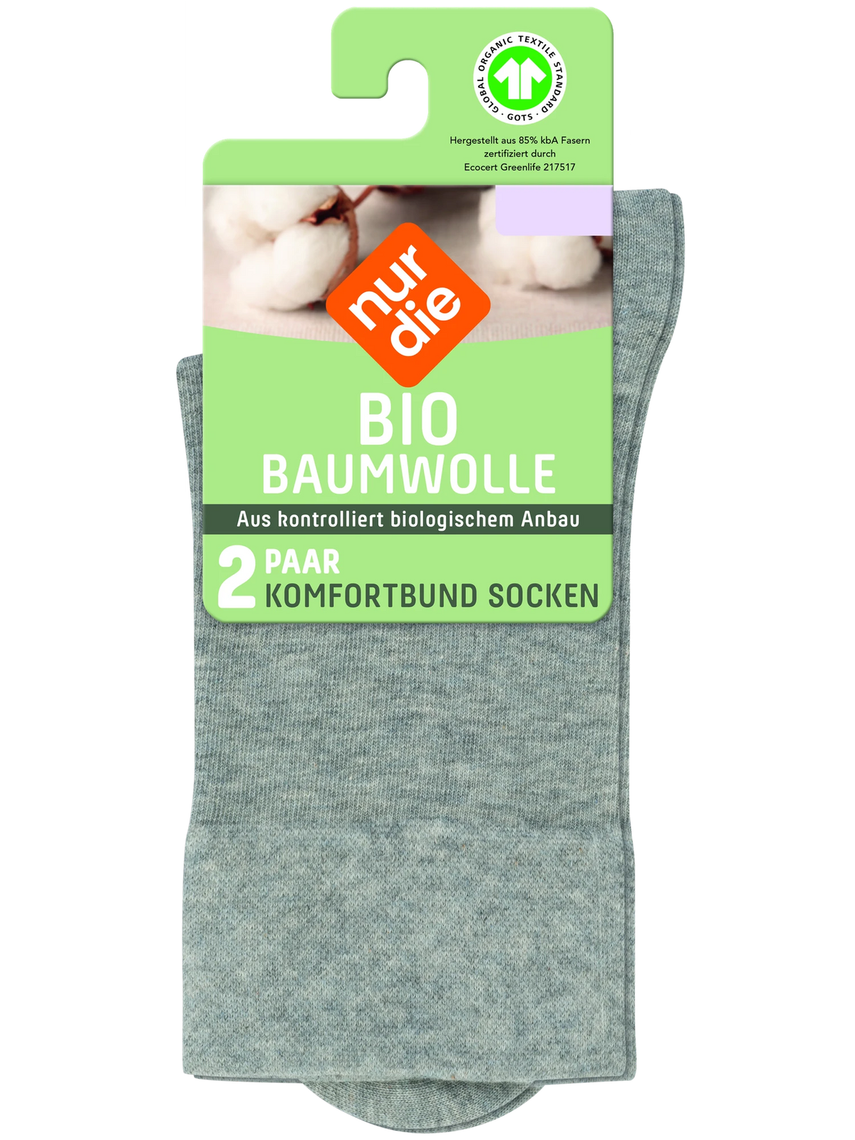 Socken Baumwolle 2er Pack