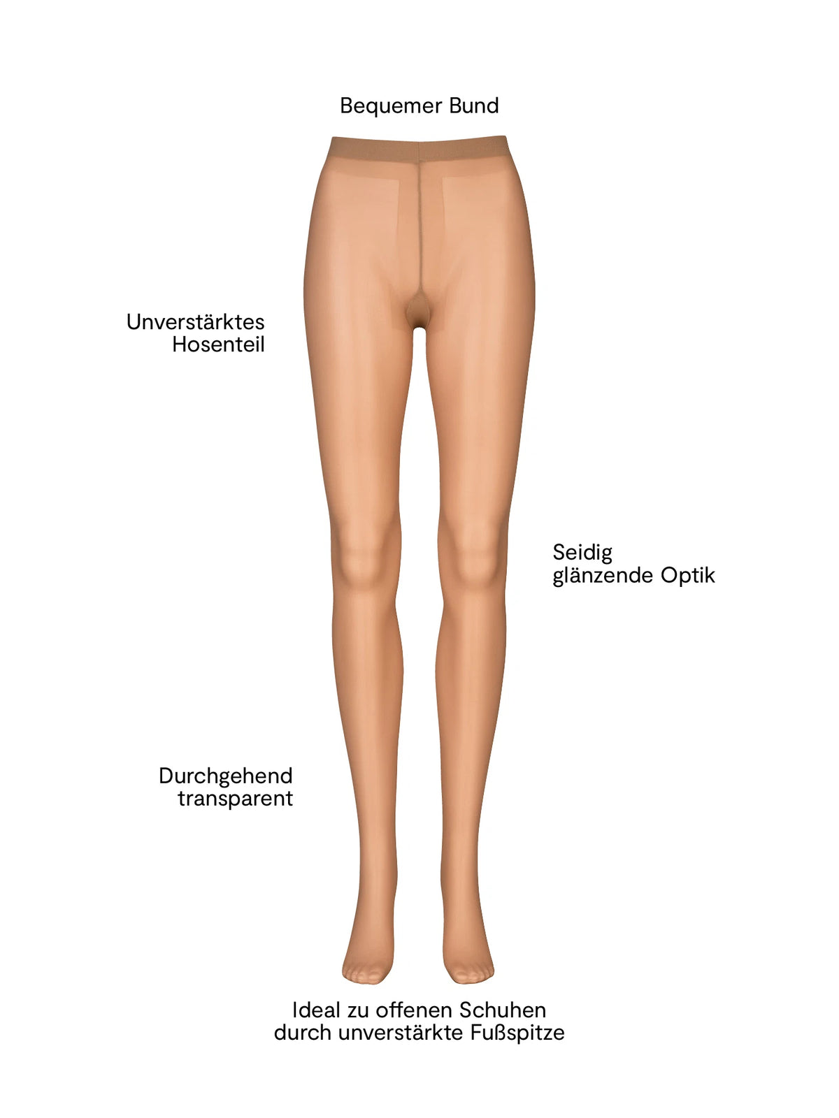Strumpfhose Transparent 15 DEN