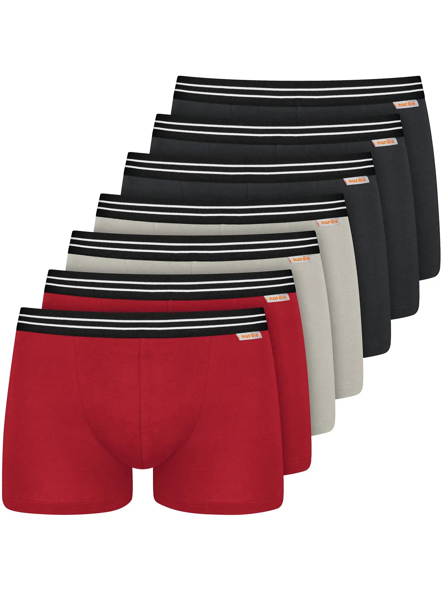 black/grey/red / L