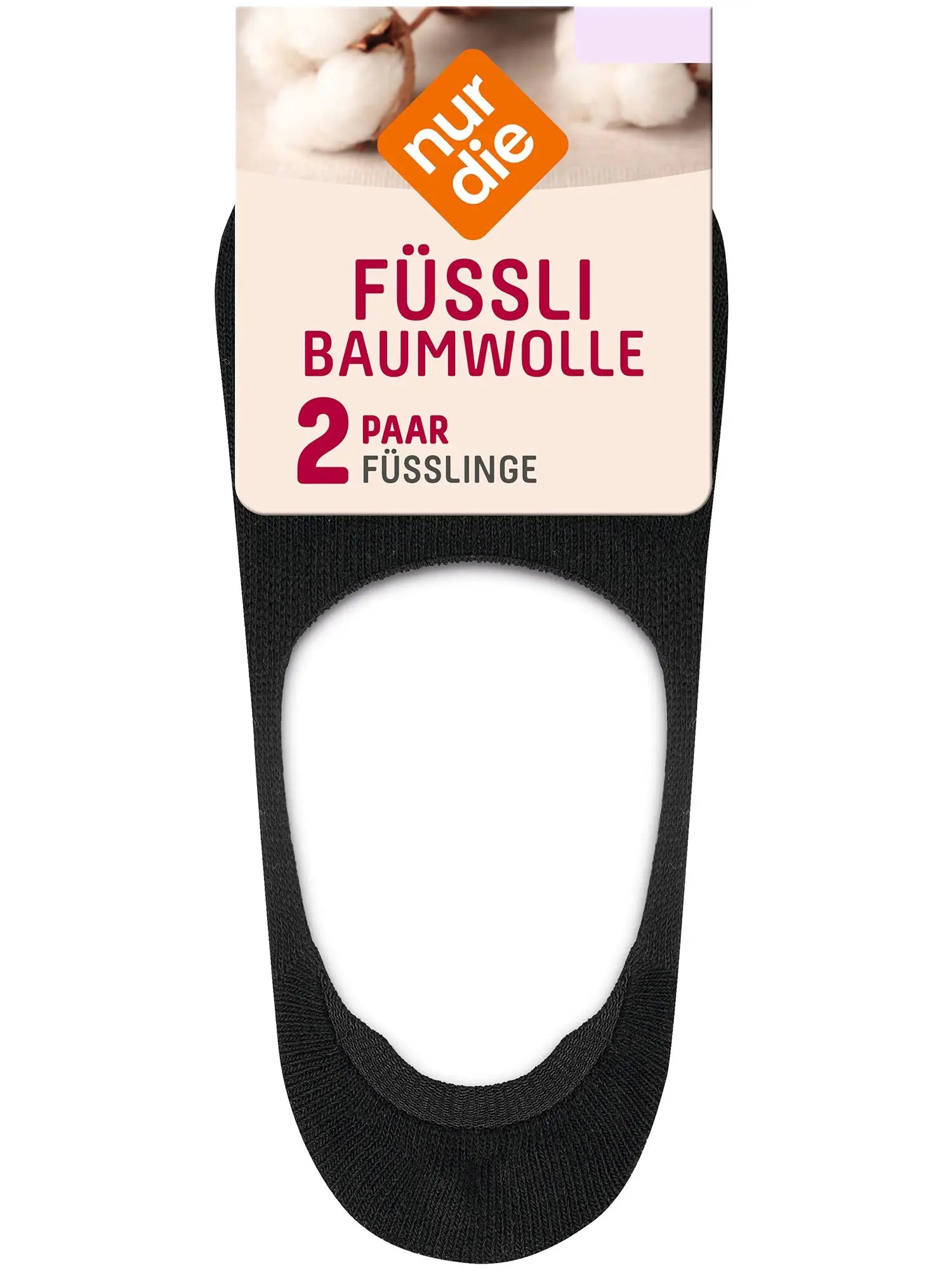 Füßlinge aus Baumwolle 2er Pack