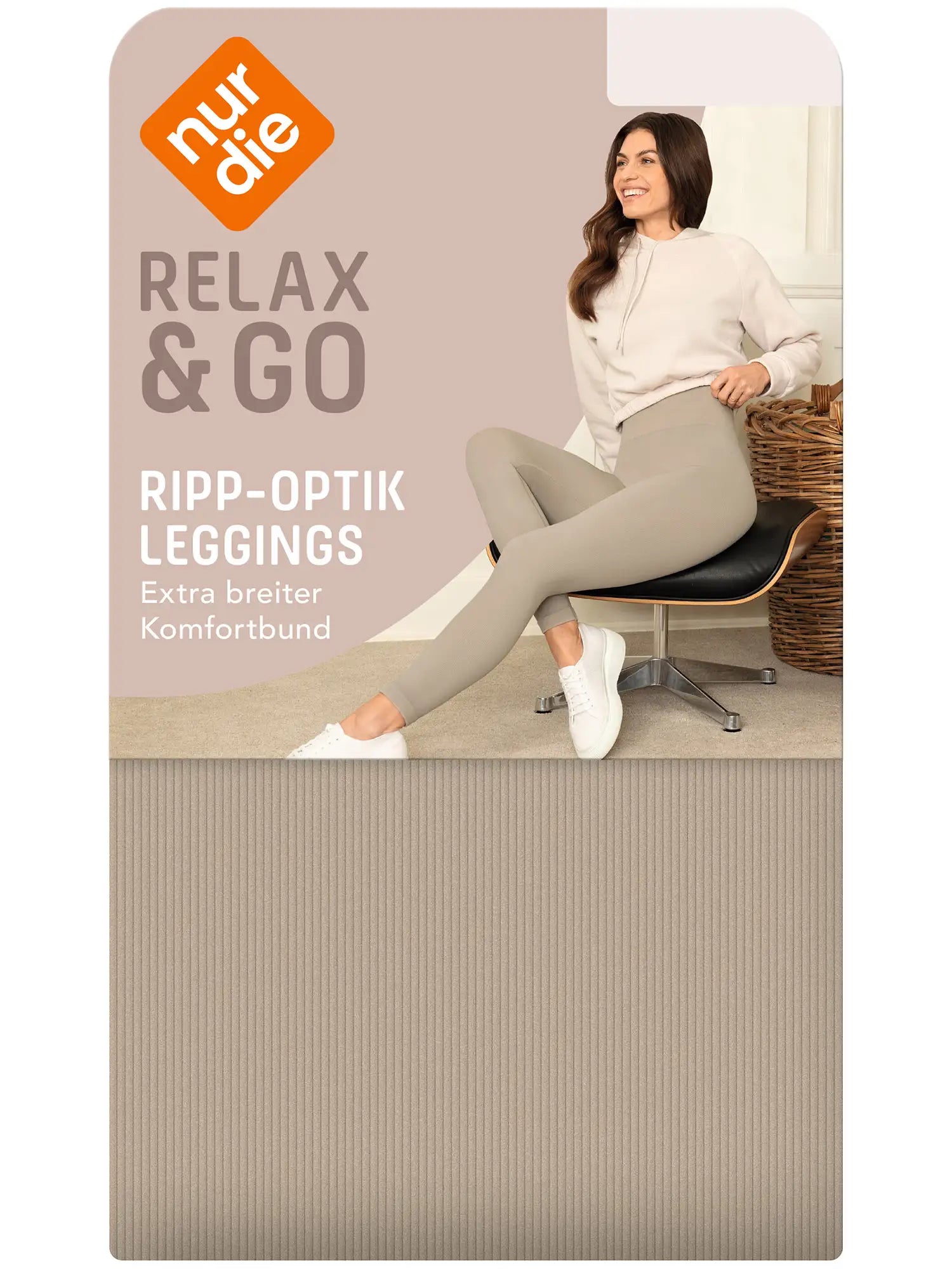 Leggings in Ripp-Optik - Relax & Go