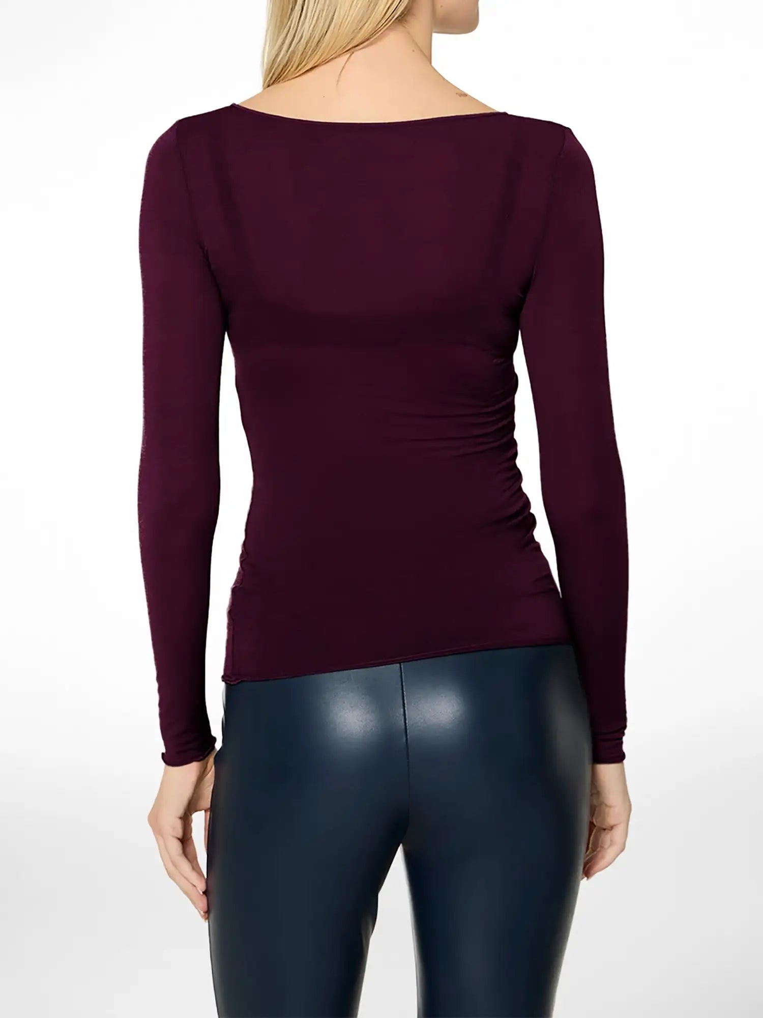 burgundy / S