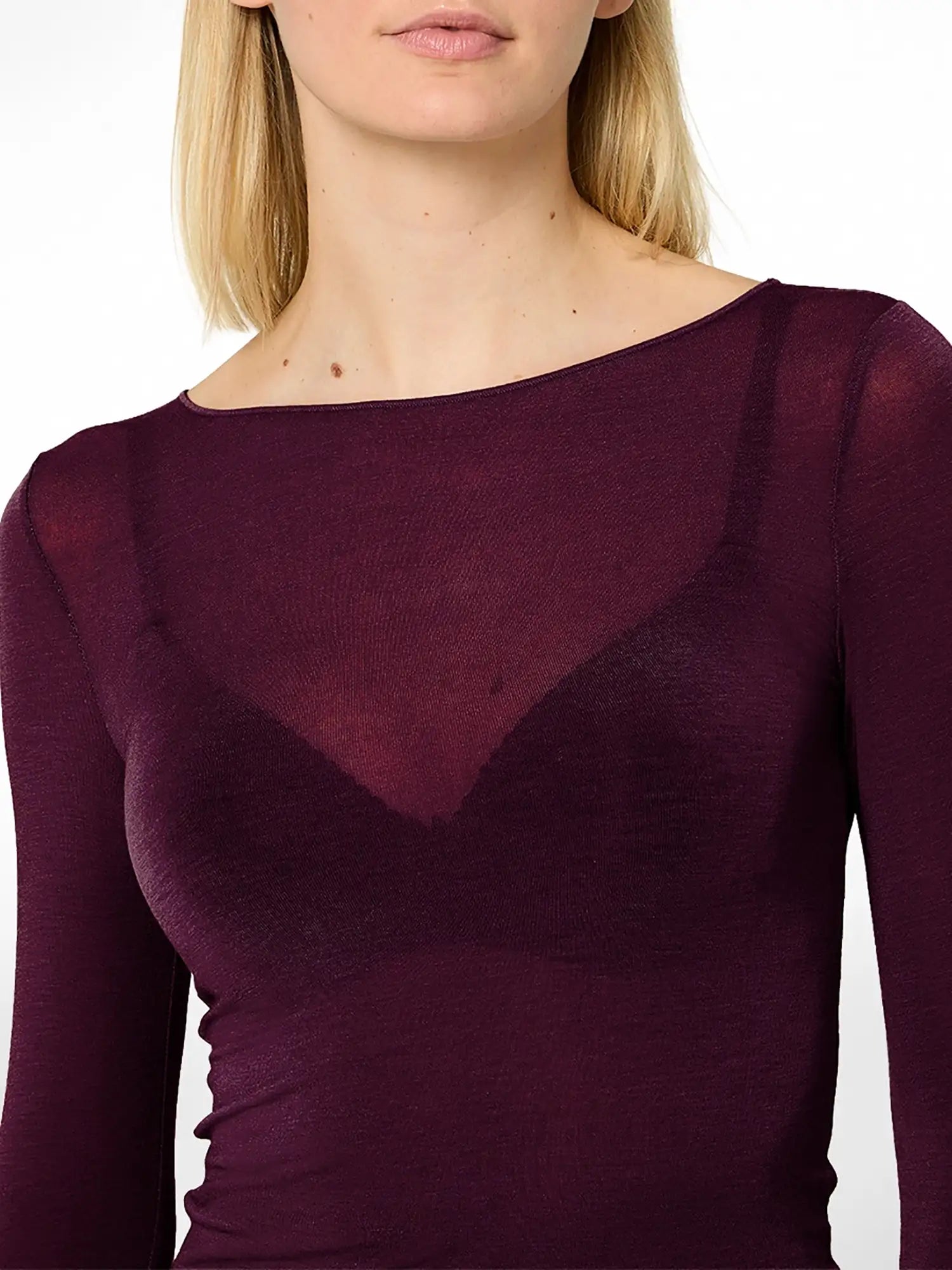 burgundy / S