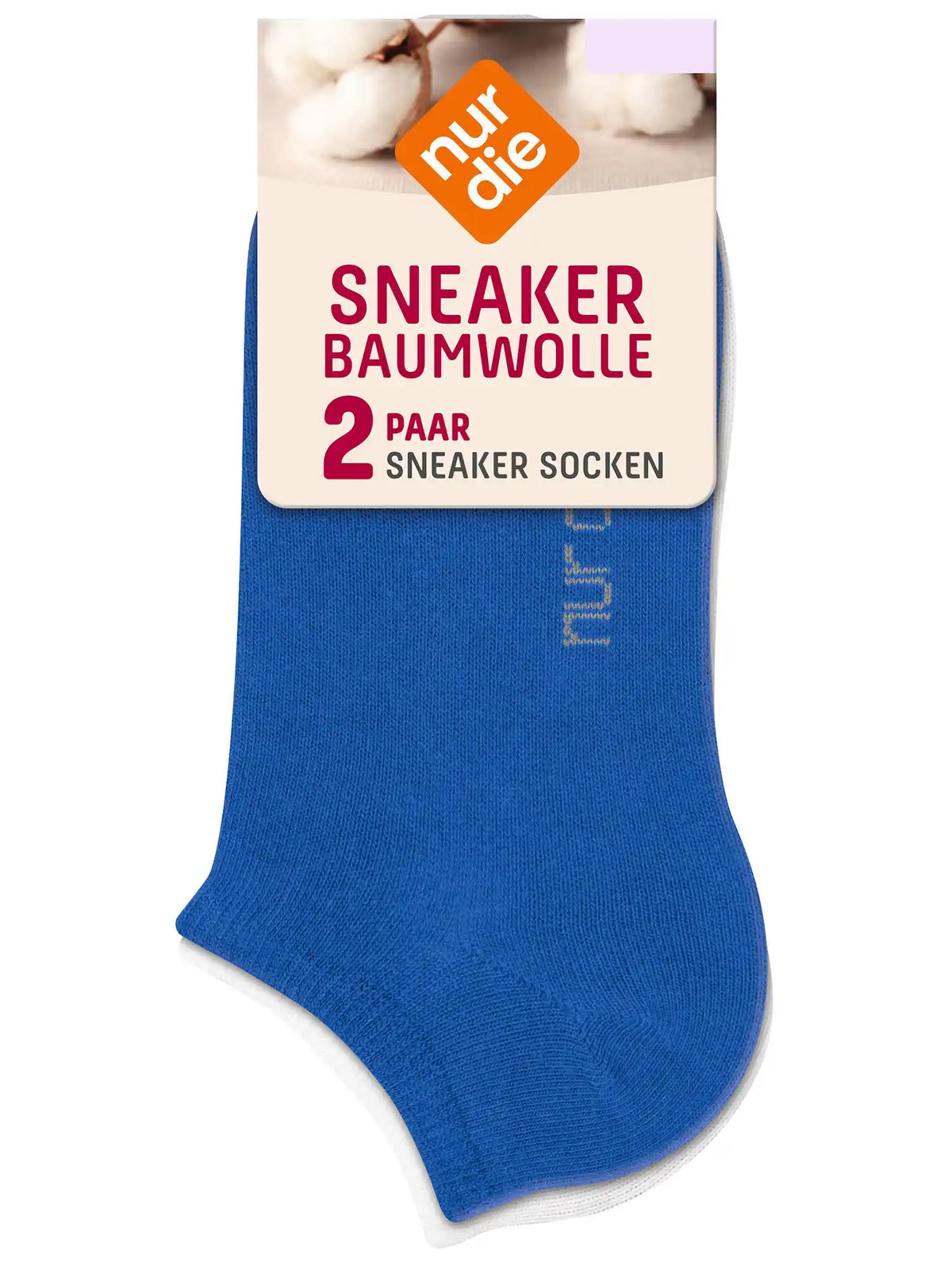 Sneakersocken Baumwolle 2er Pack