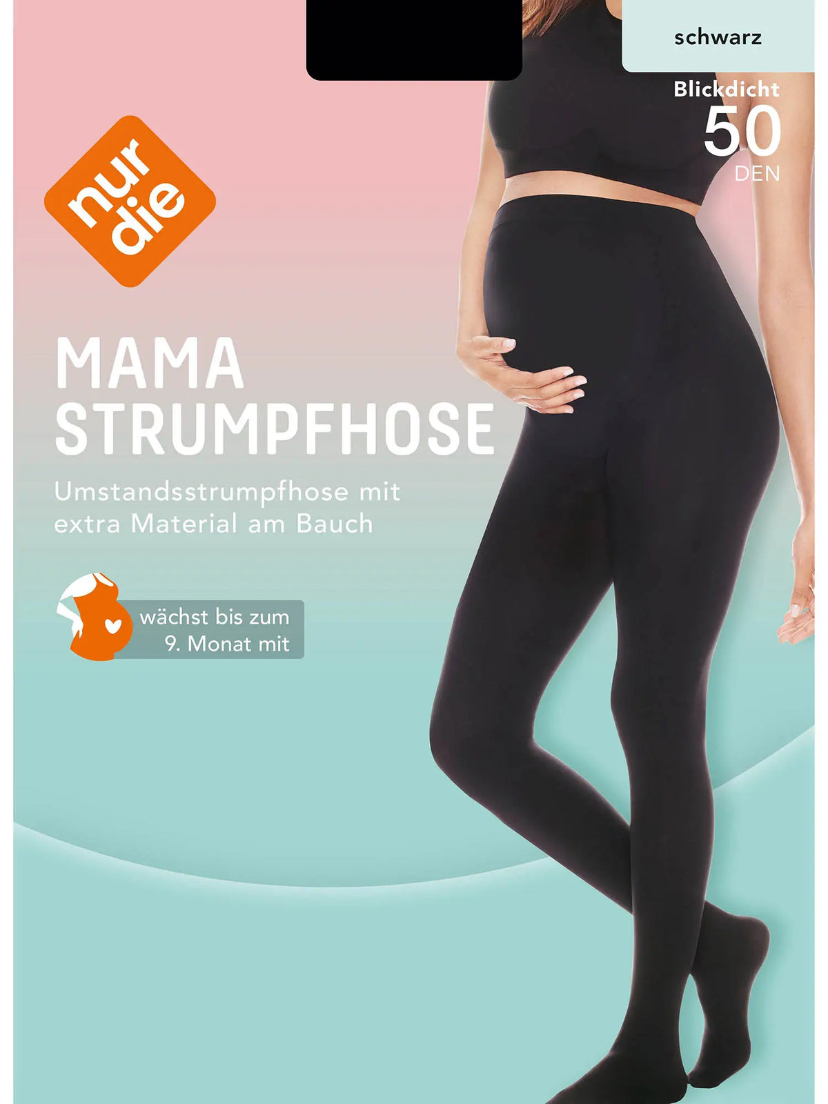 Schwangerschafts Strumpfhose Mama 50 DEN