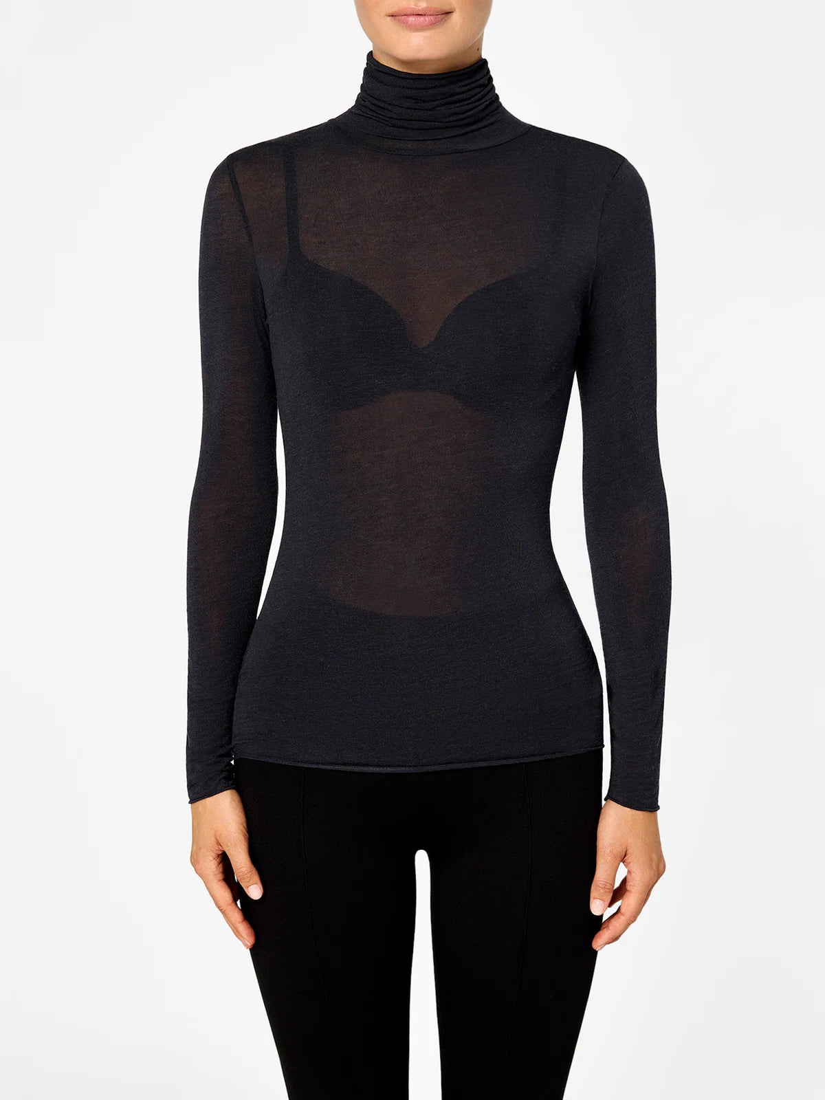 Longsleeve Roundneck mit Kaschmir - Light & Warm