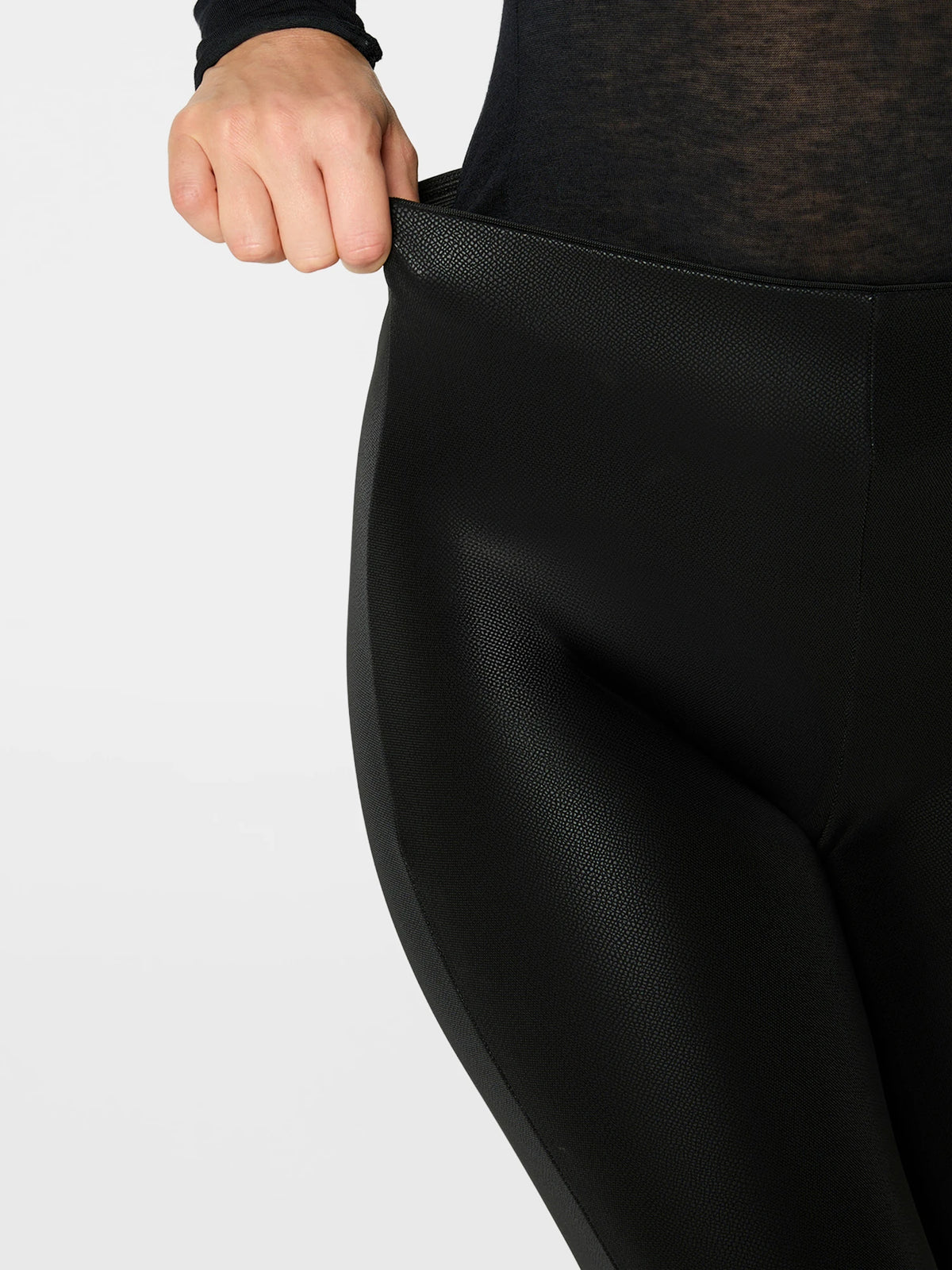 Leggings in Velvet Lederoptik - Relax & Go