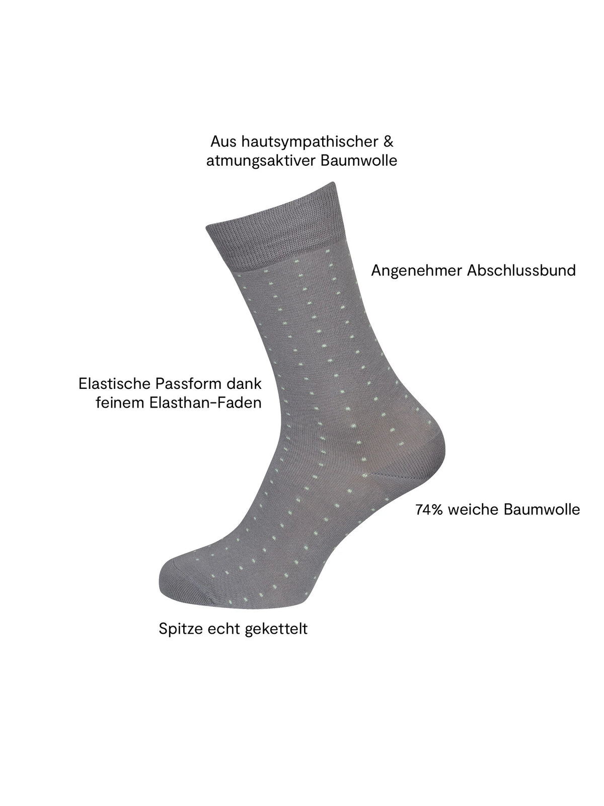 Socken Business Baumwolle 2er Pack