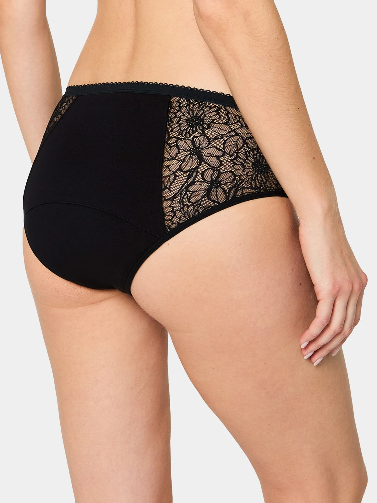 Periodenunterwäsche Panty mit Spitze - ALLES GEREGELT extrastark