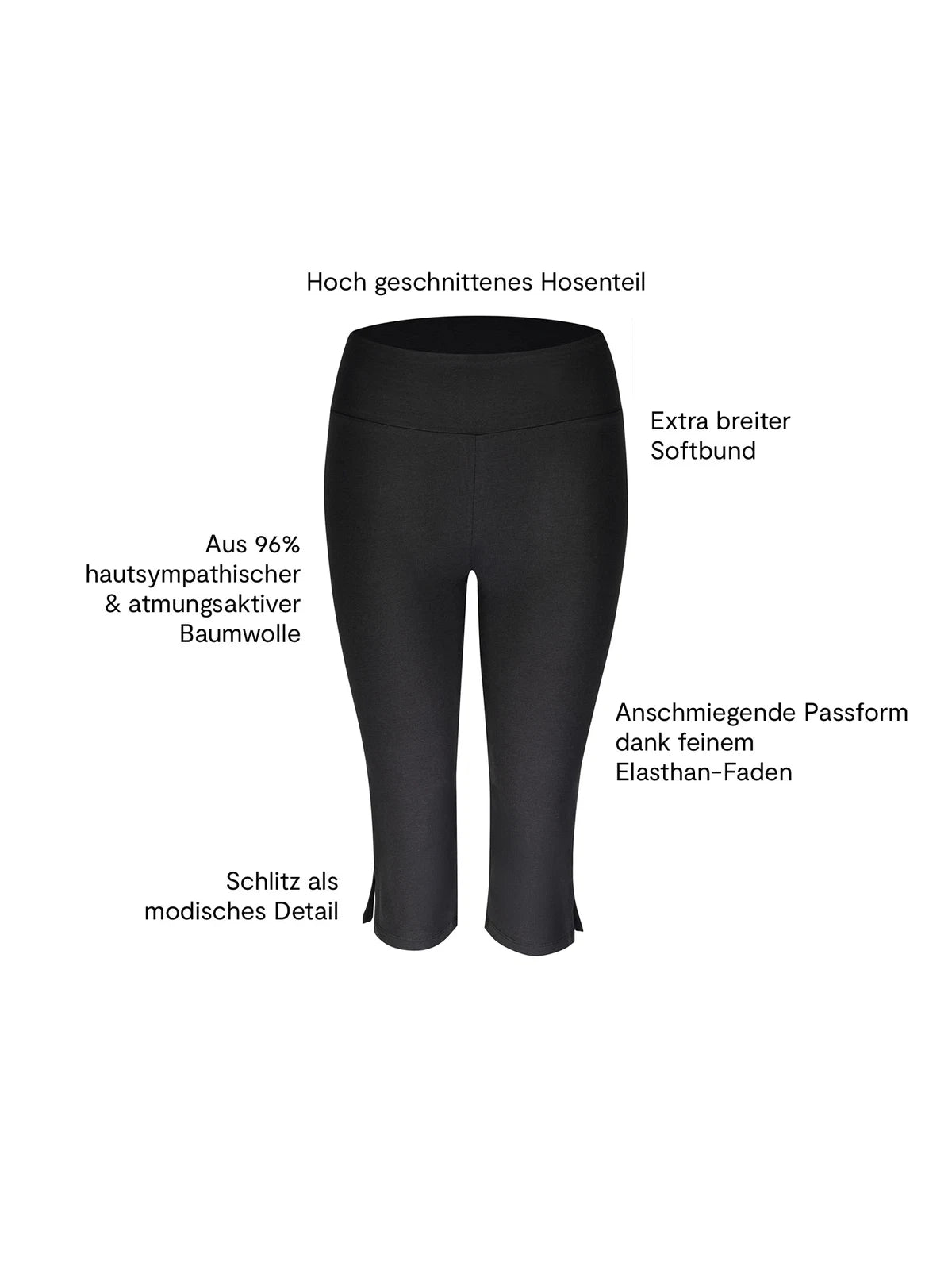 Baumwoll Capri Freizeithose - Relax & Go