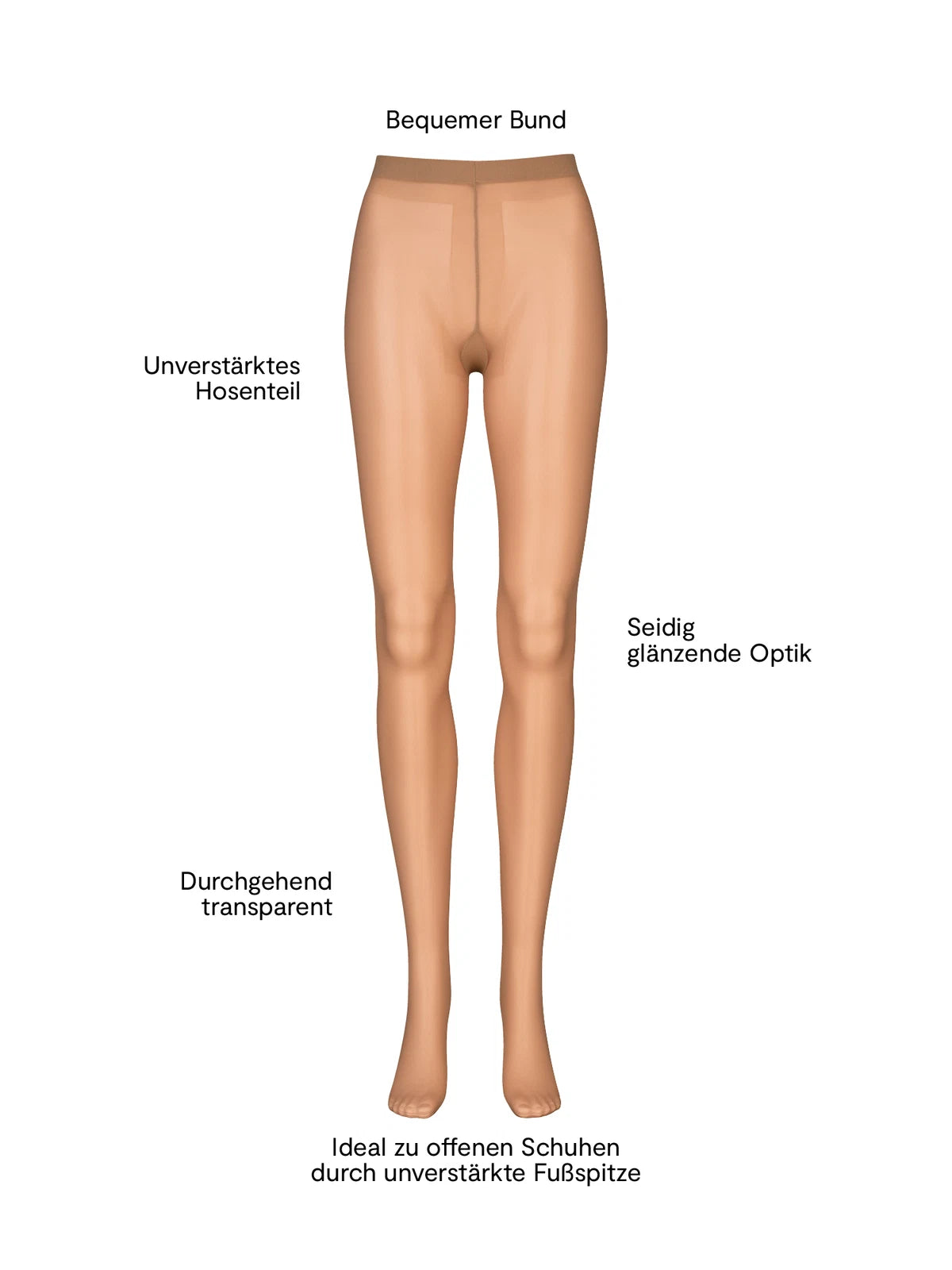 Strumpfhose Transparent 15 DEN