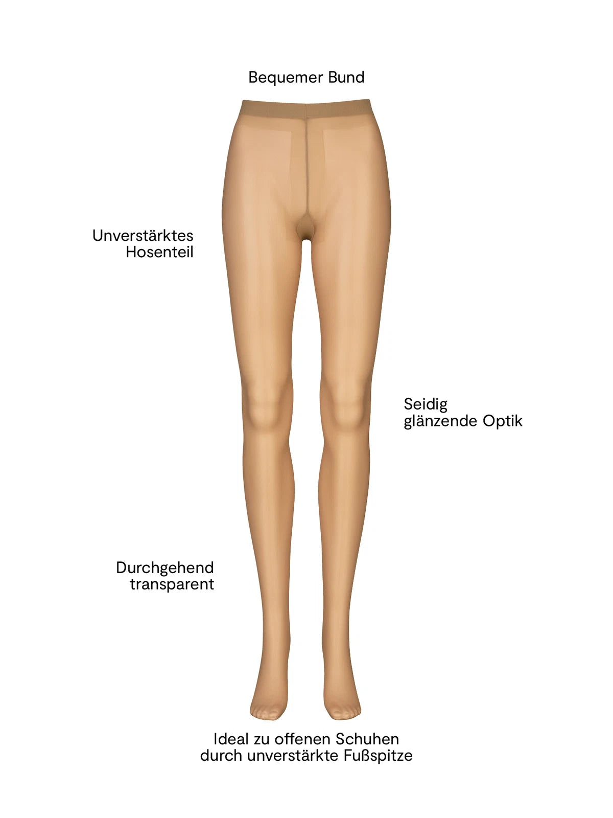 Strumpfhose Transparent 15 DEN