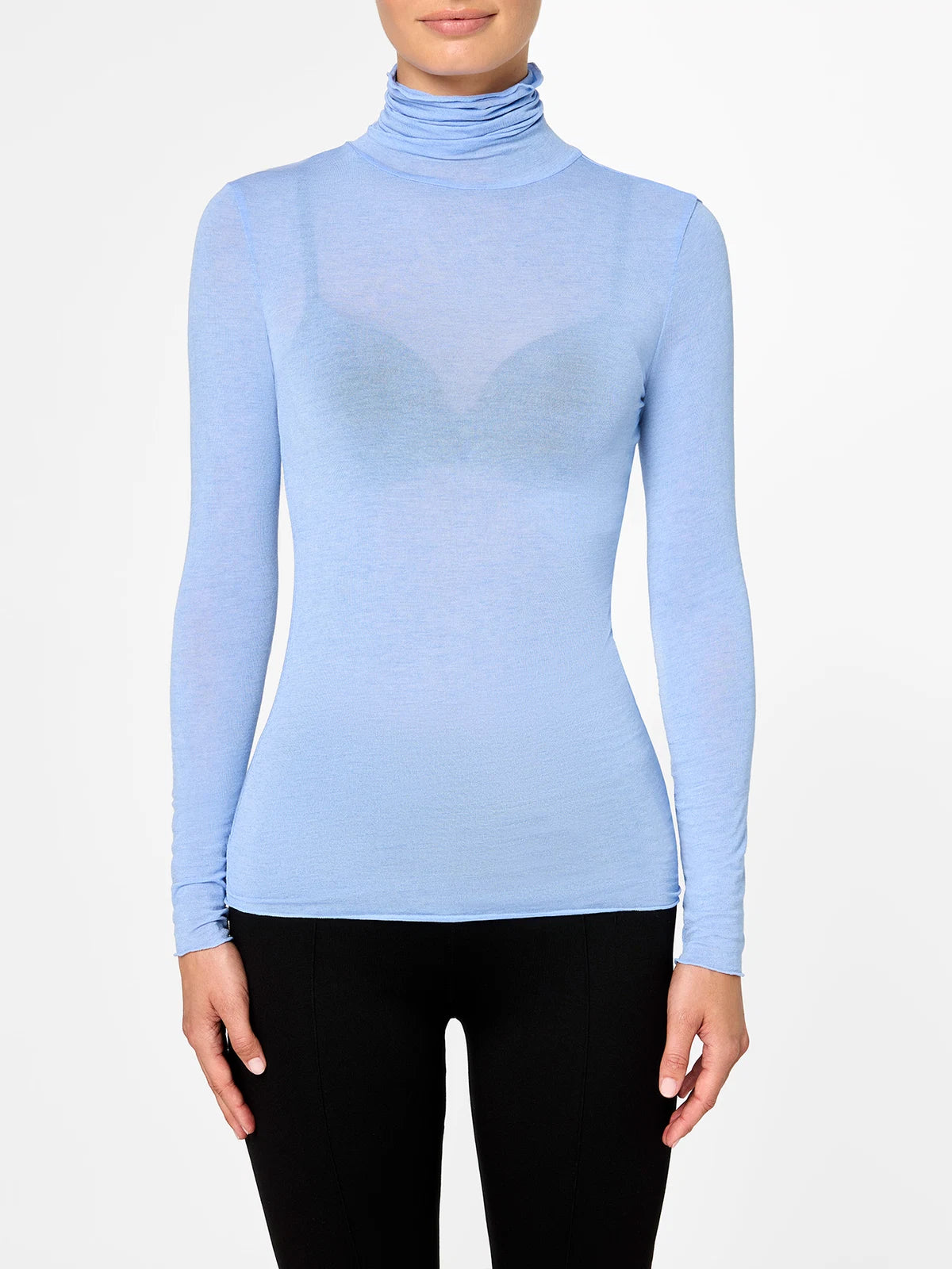 Longsleeve Roundneck mit Kaschmir - Light & Warm