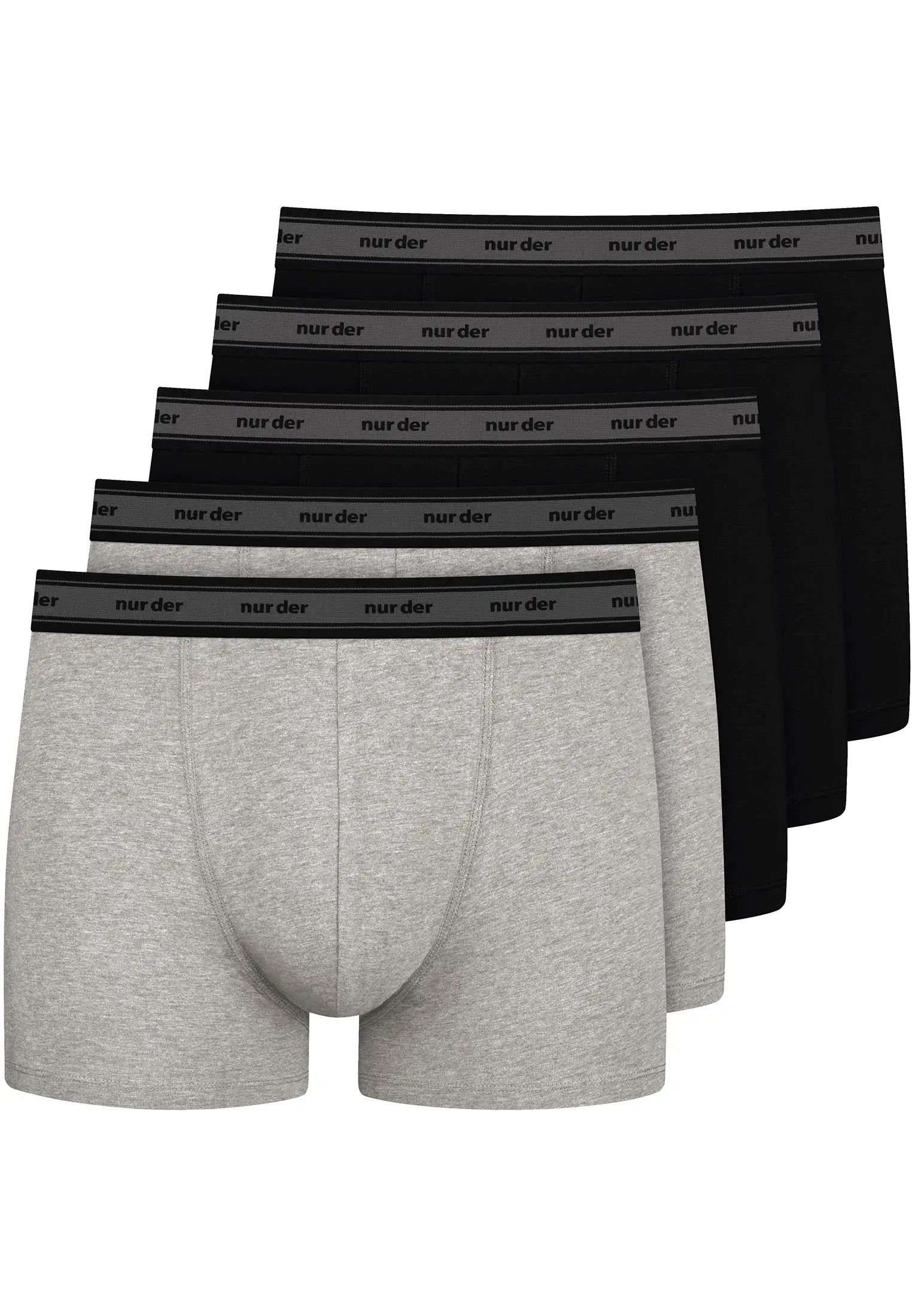 schwarz/graumelange / 6 | L | 52