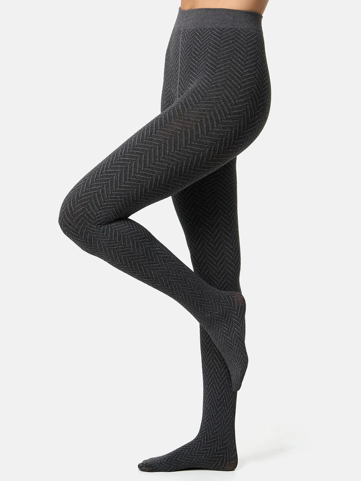 grau gemustert / 38-40