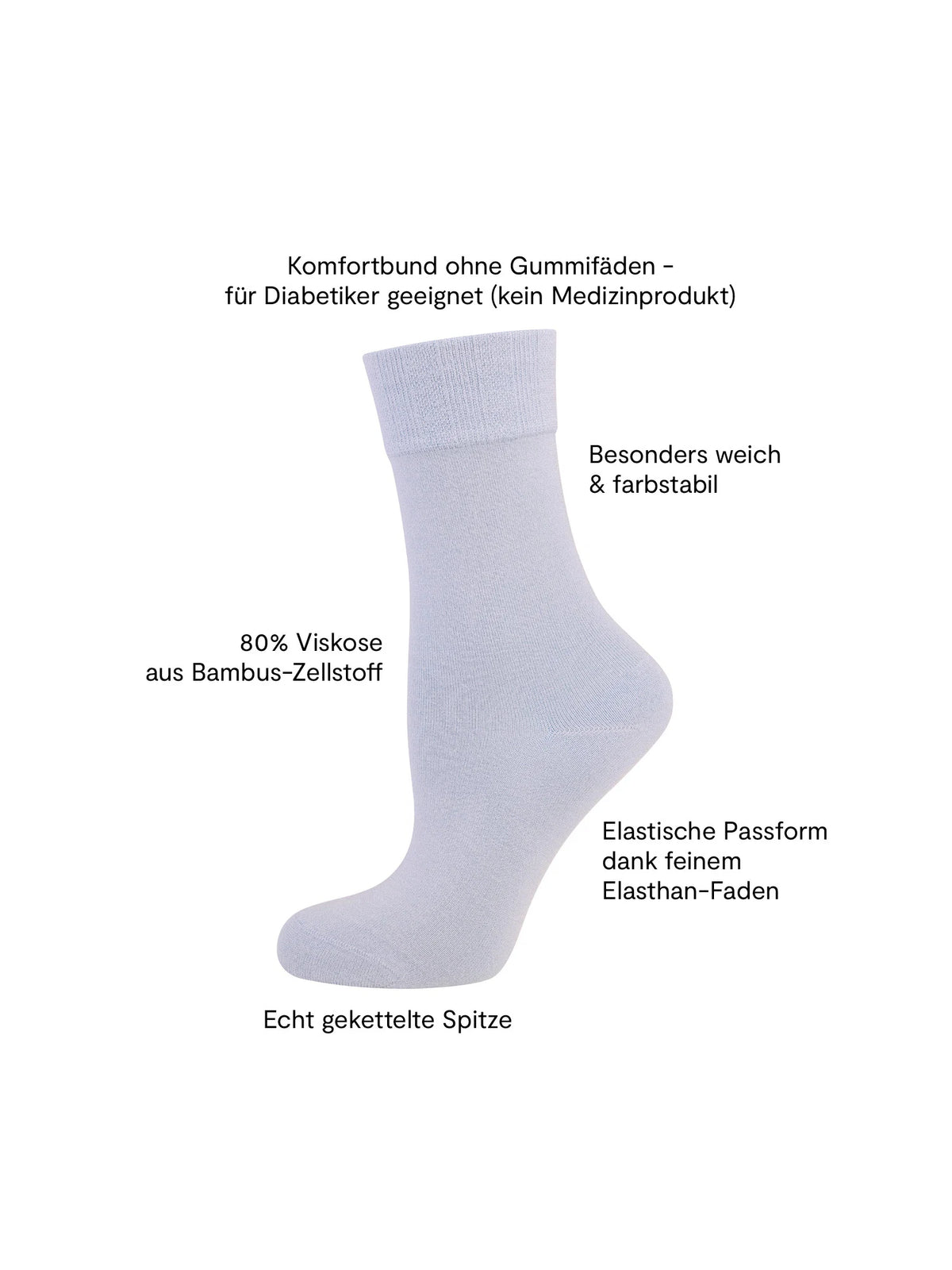 Socken Bambus¹ Komfort 2er Pack