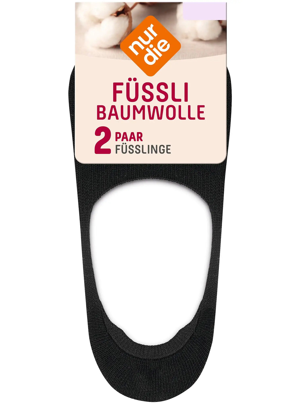 Füßlinge aus Baumwolle 2er Pack