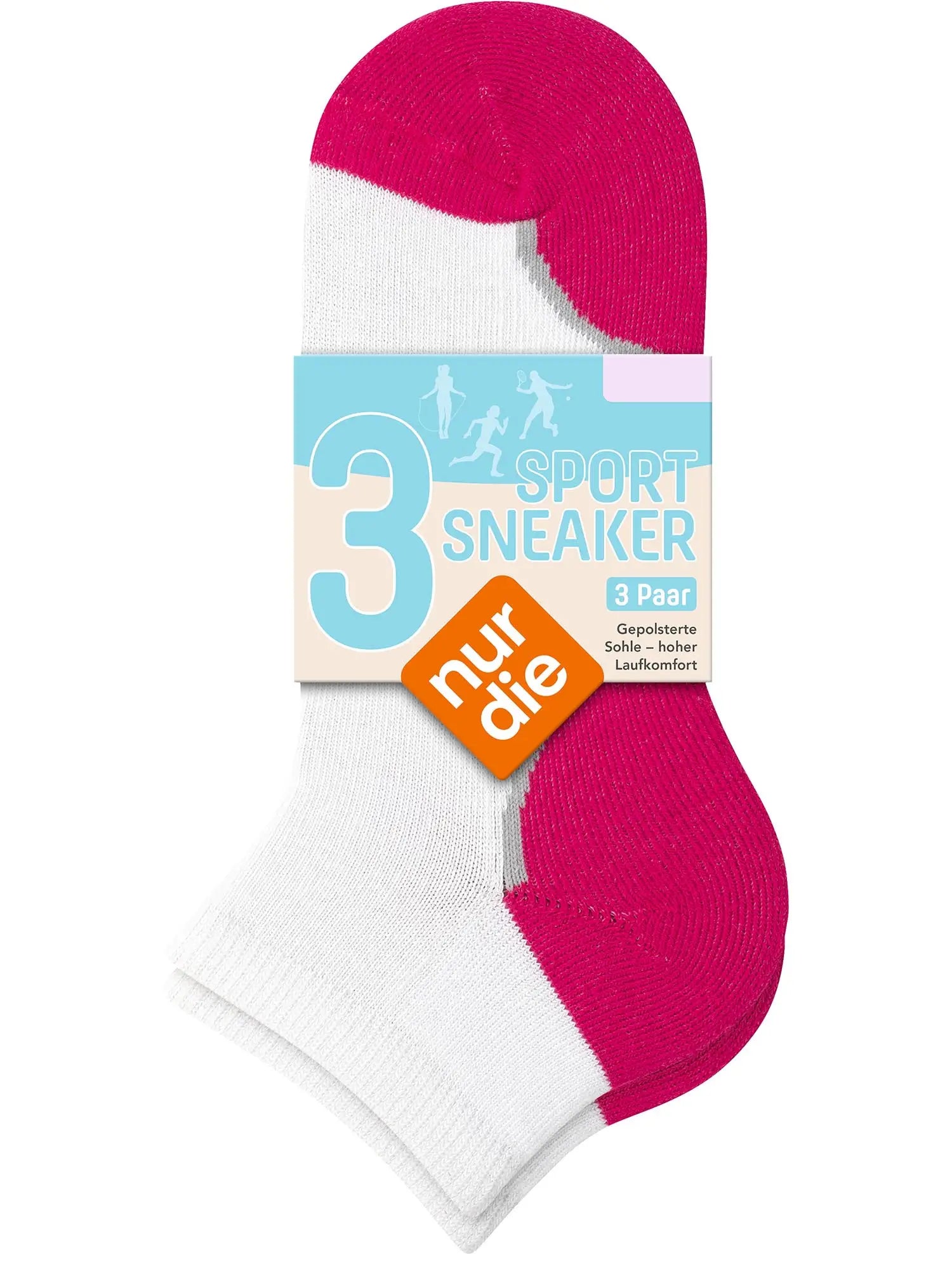 Sport Sneakersocken 3er Pack