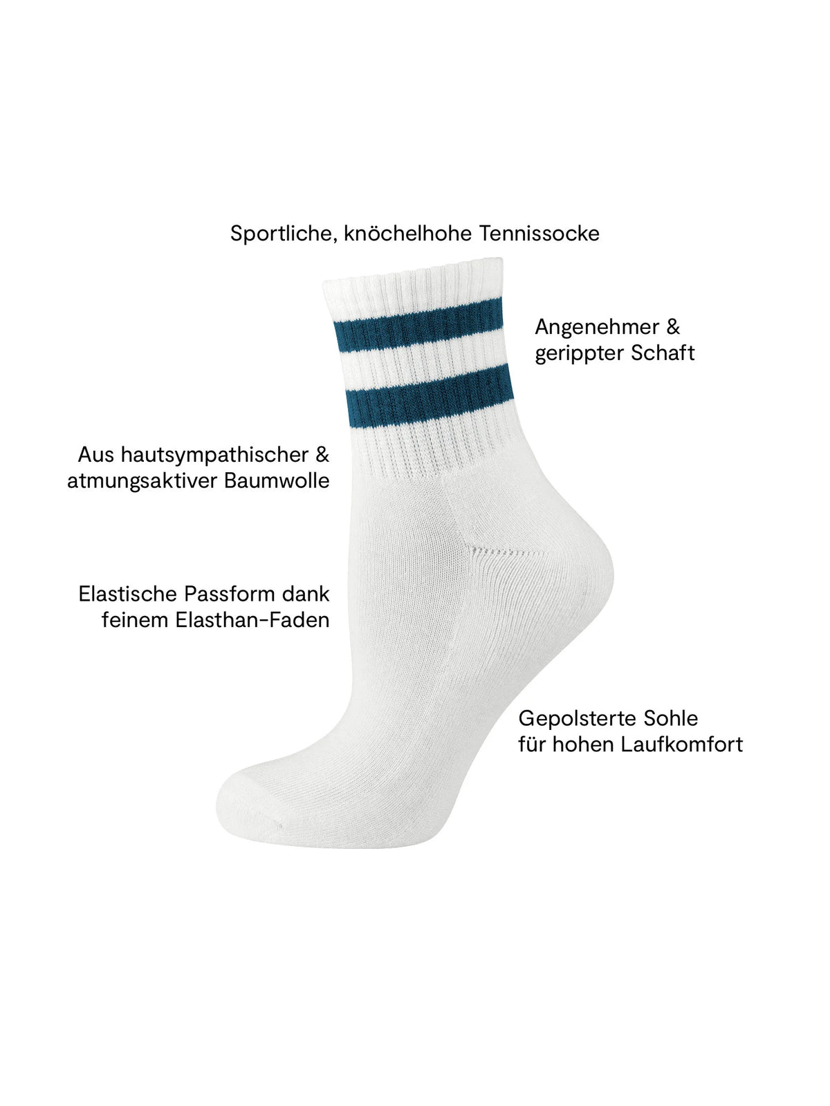 Unisex Sportsocken Kurzsocken 3er Pack