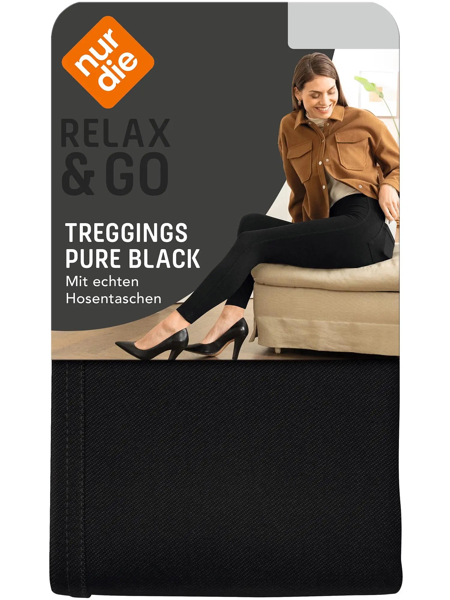 Treggings Pure Black - Relax & Go