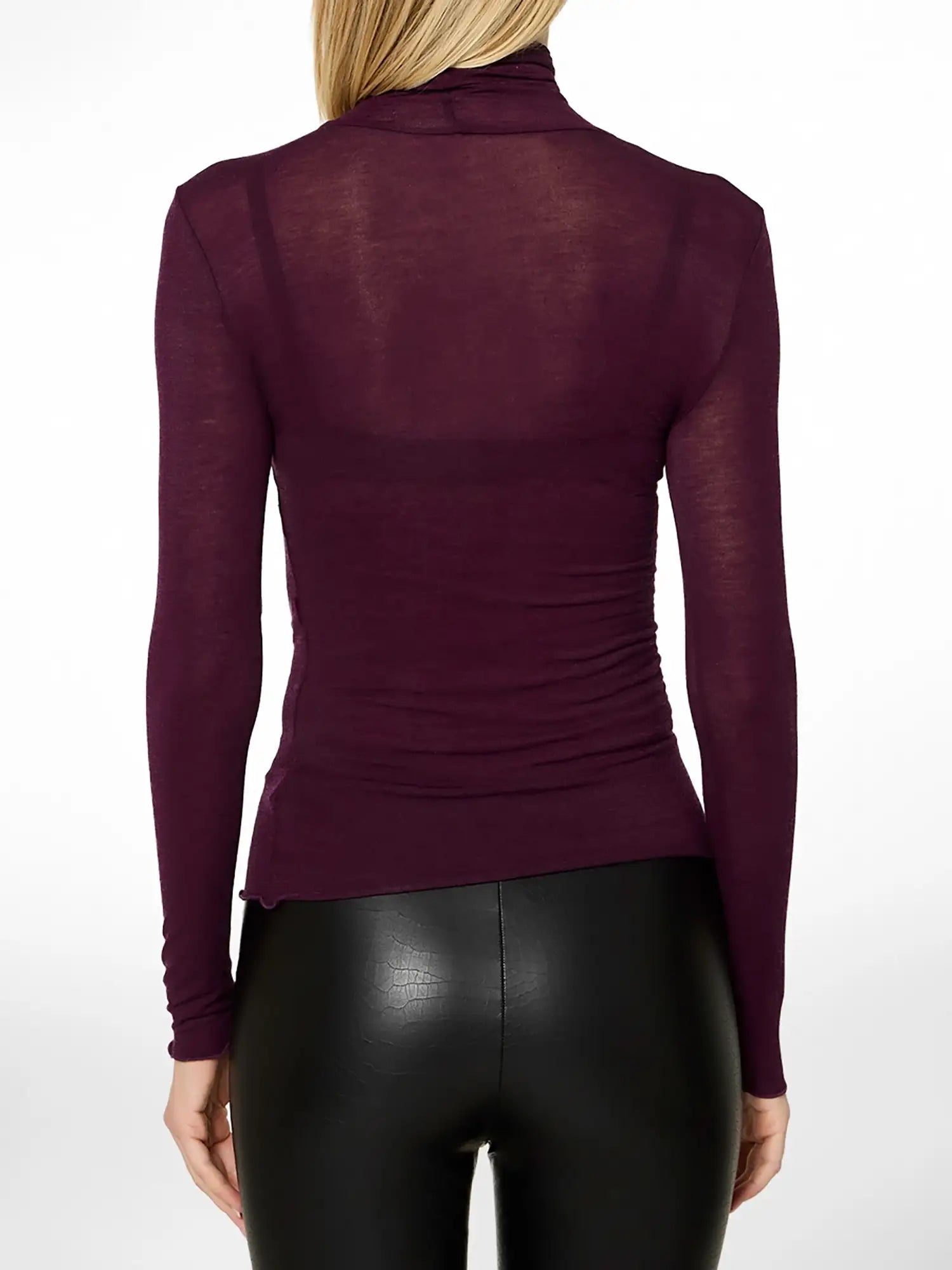 burgundy / S