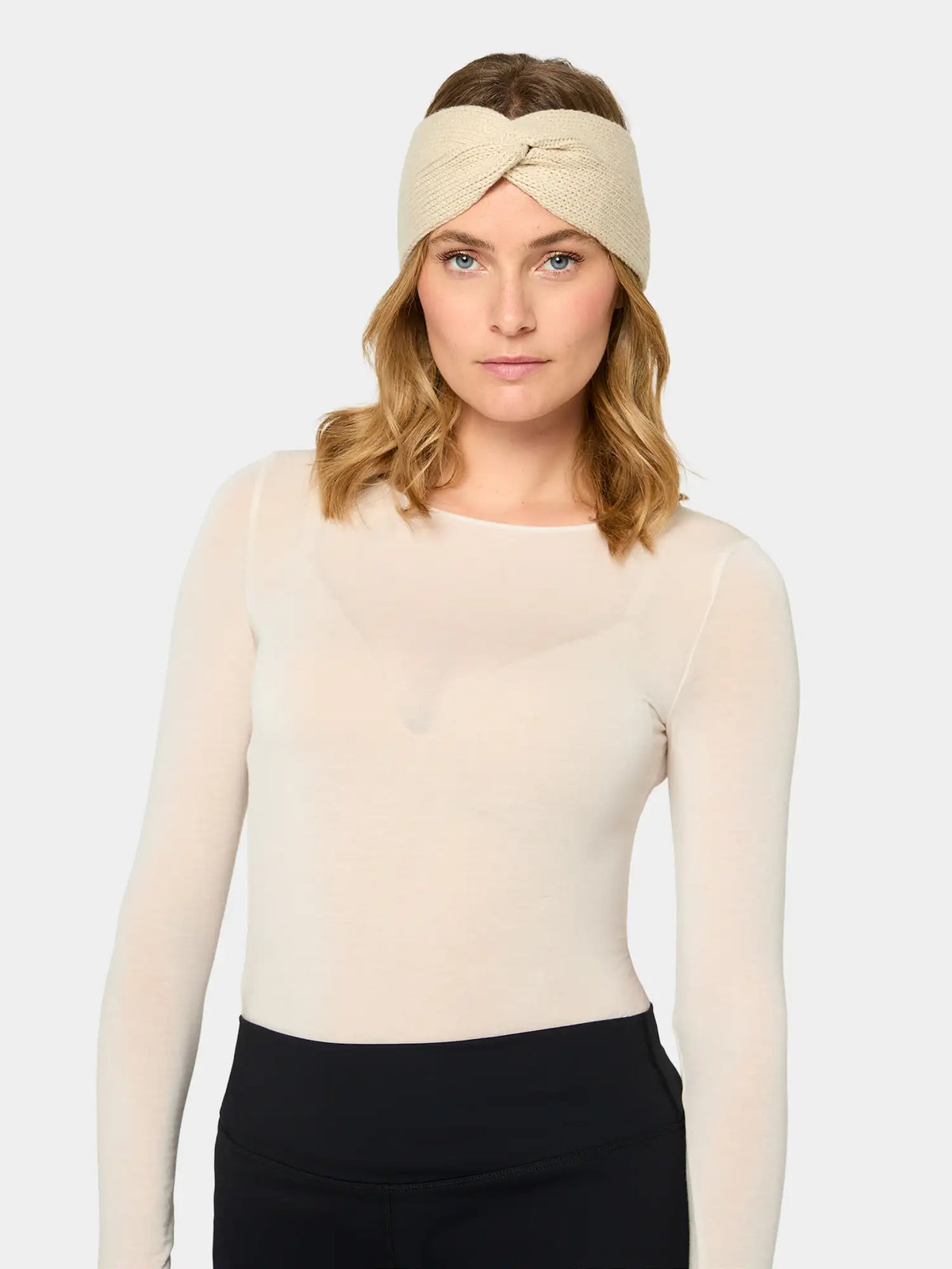 beige melange / one size