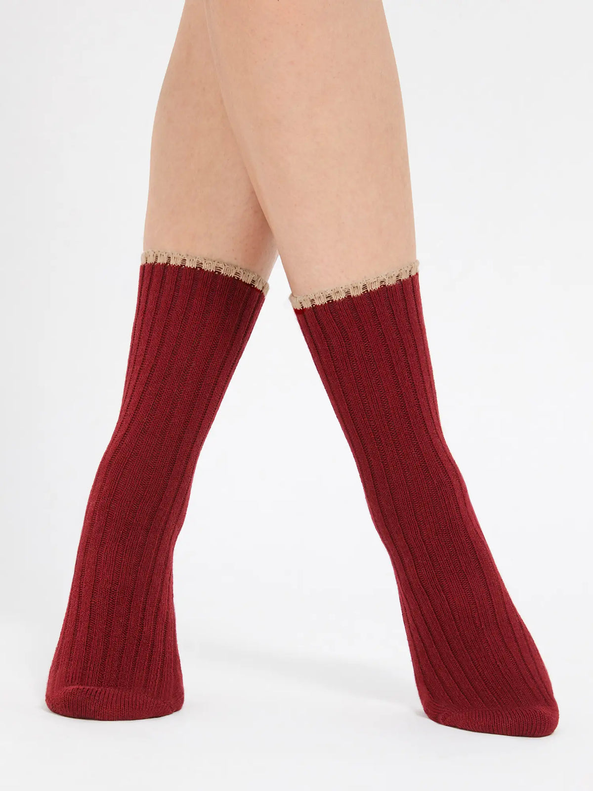 braun-beige-bordeaux / 35-38