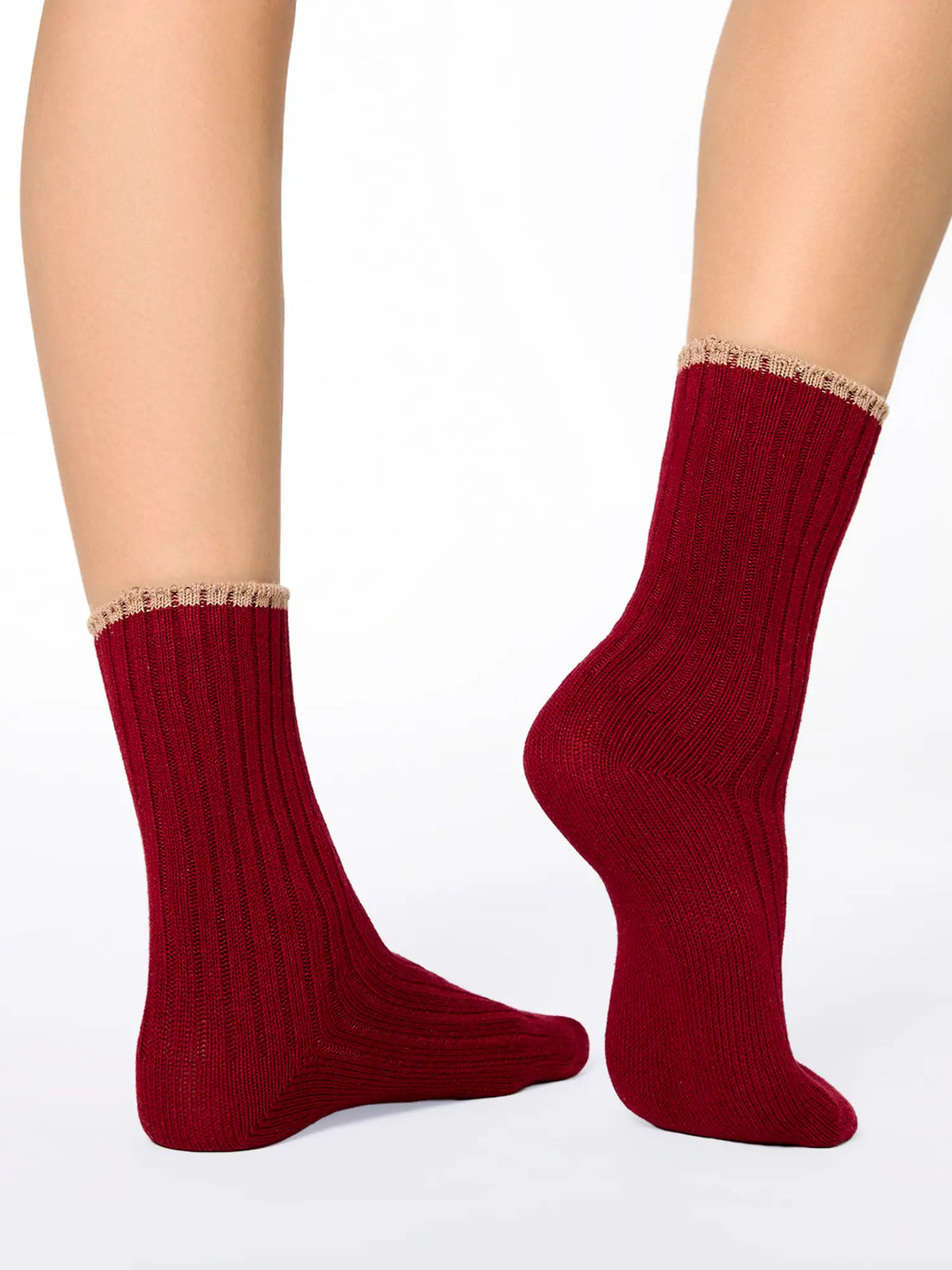 braun-beige-bordeaux / 35-38