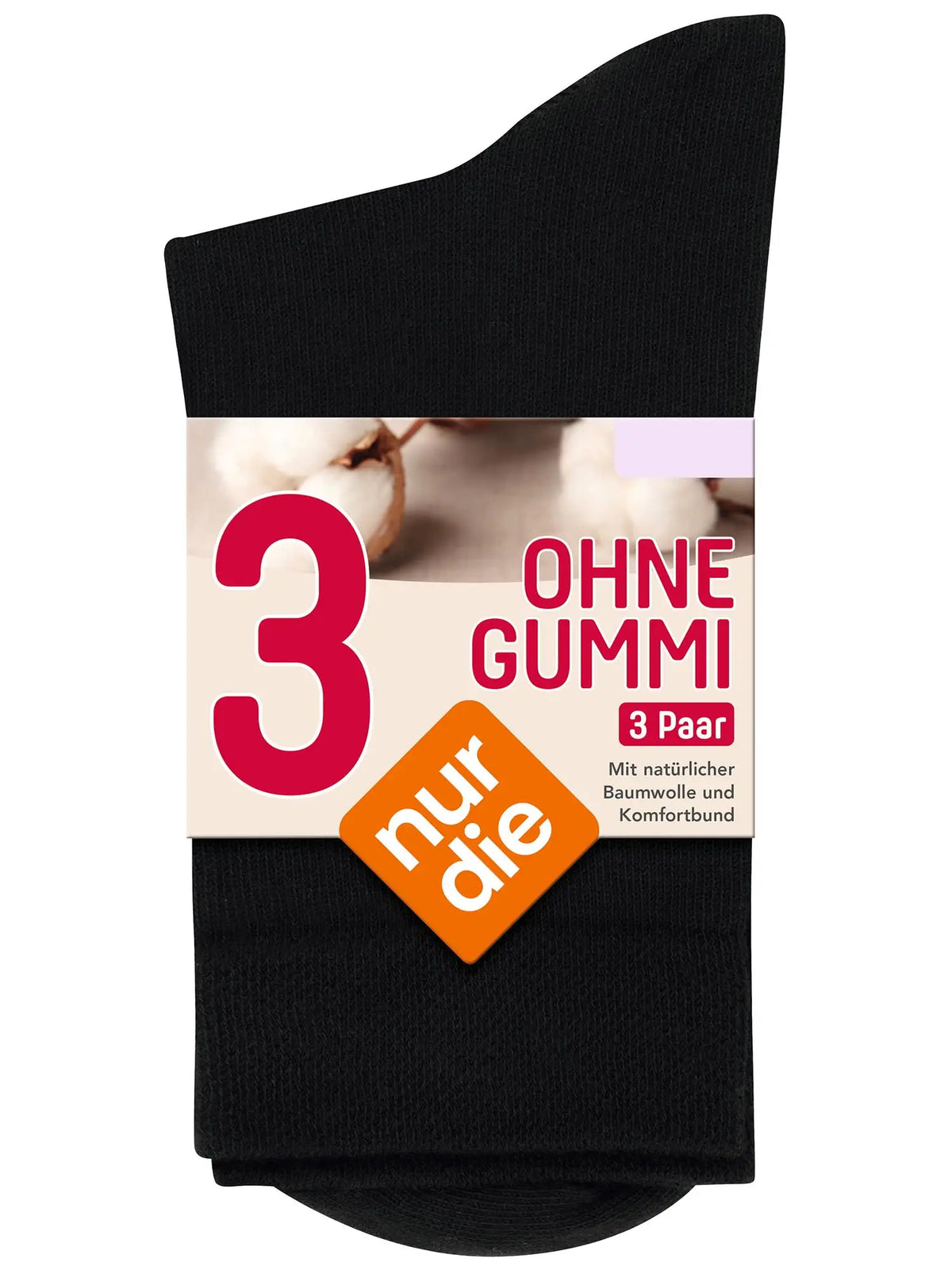 Socken Ohne Gummi 3er Pack