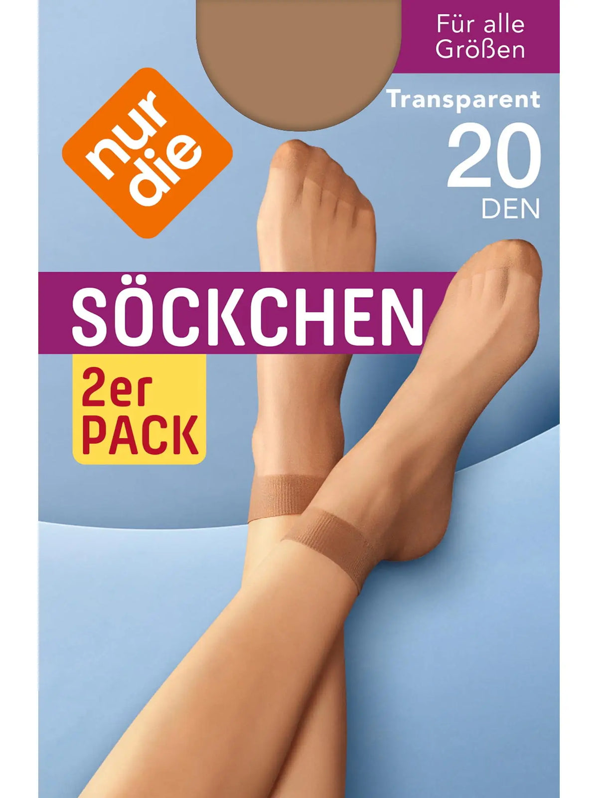 Söckchen 20 DEN 2er Pack
