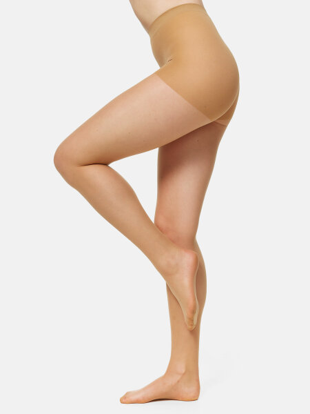 NUR DIE Damen Strumpfhose Goodbye Laufmaschen 20 DEN - puder - 44-48