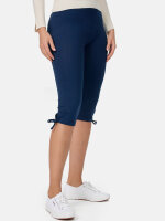 NUR DIE Damen Baumwoll Capri Freizeithose - Relax & Go