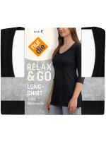 NUR DIE Long-Shirt - Relax & Go