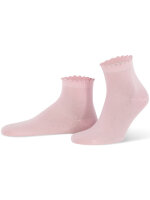 NUR DIE Damen Socken Bio-Baumwolle 2er Pack - Mix pink - Größe 35-38