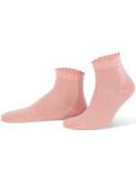 NUR DIE Damen Socken Bio-Baumwolle 2er Pack - Mix pink - Größe 35-38