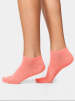 NUR DIE Damen Socken Bio-Baumwolle 2er Pack - Mix pink - Größe 35-38