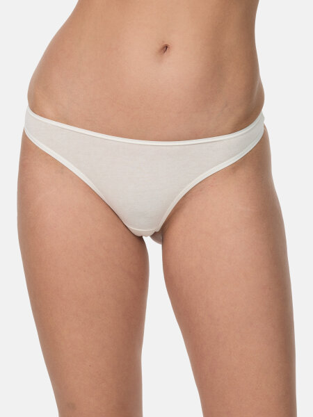 NUR DIE Damen String 5er Pack - weiss - Größe 36-38