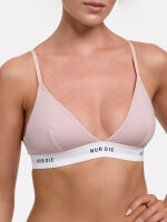 NUR DIE Damen Soft-BH Sportiv 2er Pack - khaki/rose - Größe 48-50