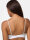 NUR DIE Damen Soft-BH Sportiv 2er Pack - graumelange/weiß - Größe 36-38