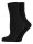 NUR DIE Bio Baumwolle GOTS Komfort Socke 2er Pack - schwarz - Gr&ouml;&szlig;e 35-38
