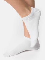 NUR DIE Damen Sneakersocken Bio Baumwolle GOTS 2er Pack - weiß  - Größe 35-38