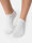 NUR DIE Damen Sneakersocken Bio Baumwolle GOTS 2er Pack - weiß  - Größe 35-38
