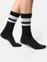 NUR DIE Damen Sport Socken 3er Pack - weiß/grau/schwarz - Größe 35-38