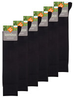 NUR DIE Herren Kniestrümpfe Bambus¹ 6er Pack - schwarz - Größe 39-42