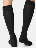 NUR DIE Herren Kniestrümpfe Bambus¹ 6er Pack - schwarz - Größe 43-46