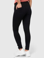 NUR DIE Damen Jeggings - Relax & Go - Pure Black Treggings - schwarz  - Größe 40-44