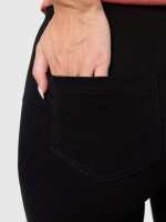 NUR DIE Damen Jeggings - Relax & Go - Pure Black Treggings - schwarz  - Größe 40-44