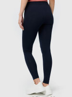 NUR DIE Damen Leggings aus Baumwolle - Relax & Go - dunkelbau - Größe 44-48