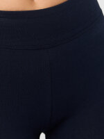 NUR DIE Damen Leggings aus Baumwolle - Relax & Go - dunkelbau - Größe 48-52